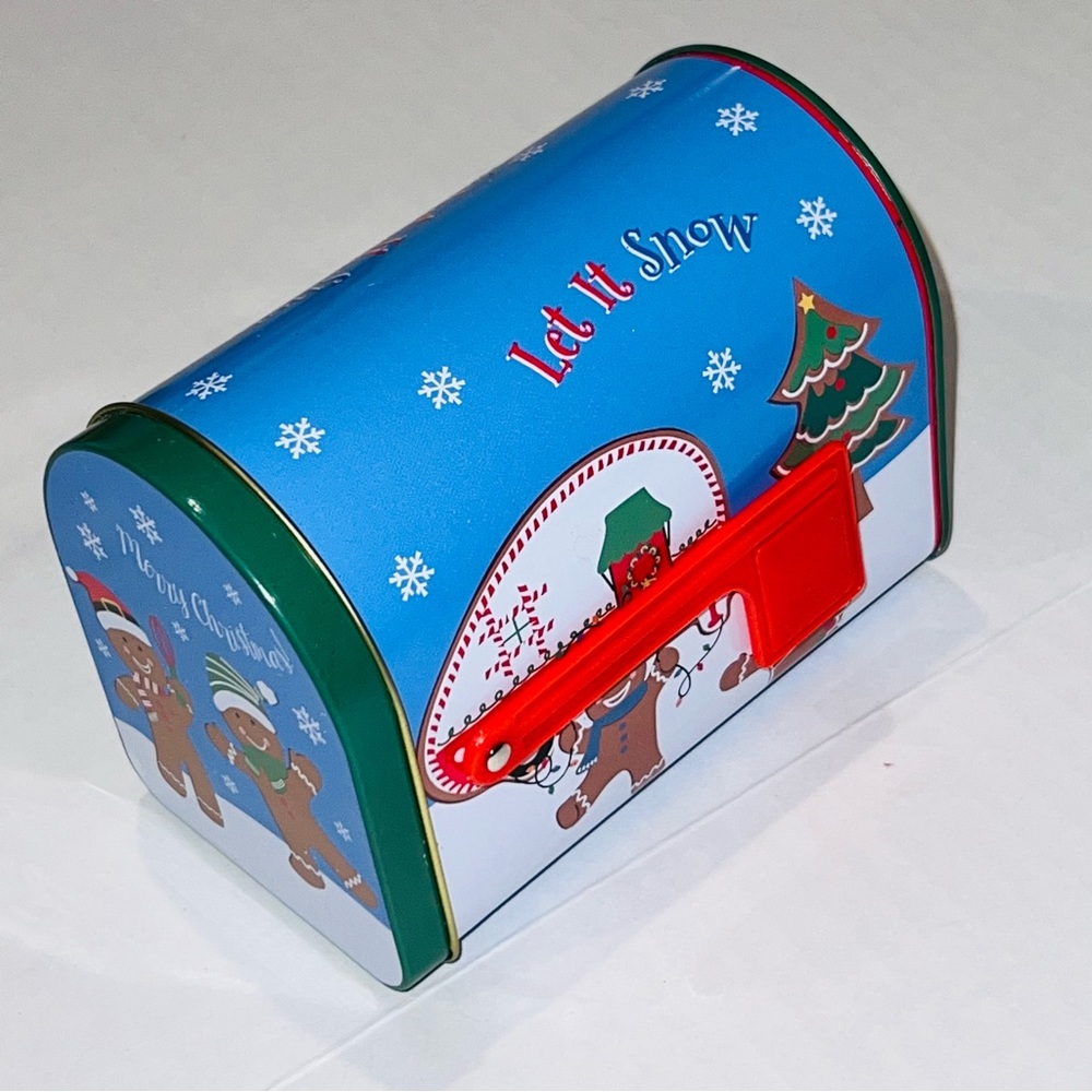 ALWAYS ENABLE UPON REQUEST Letters Santa Tabletop Mailbox “Let it Snow”Christmas - Picture 7 of 13
